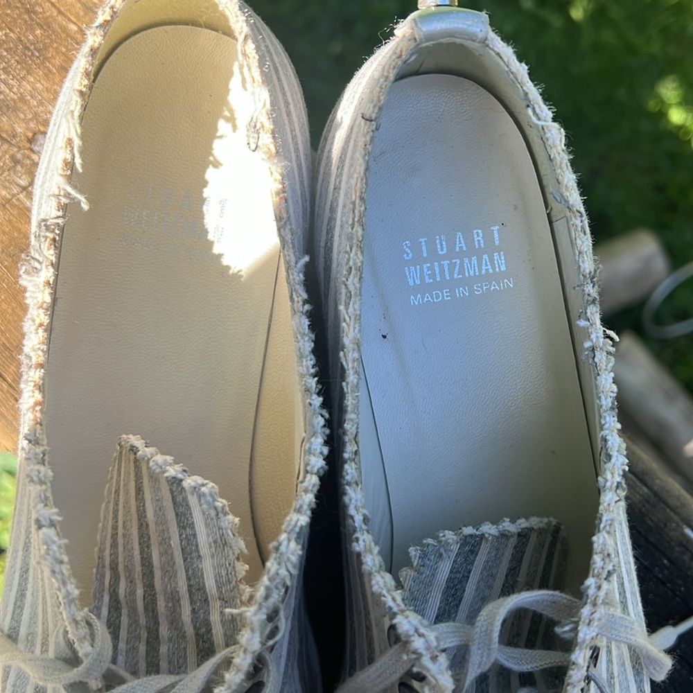 Stuart Weitzman Wedge Platform Oxfords - image 3